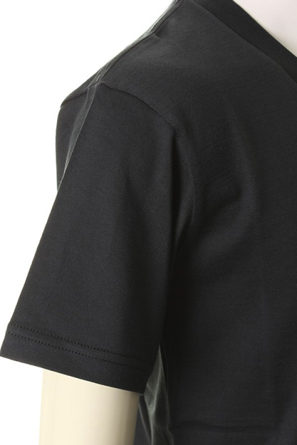 画像5: 【 30%OFF セール16,500円→11,550円】 T' ティー "GIZA45" Egyptian Organic Cotton series Vee Nack Short Sleeve BASIC (K621){-AHS} (5)