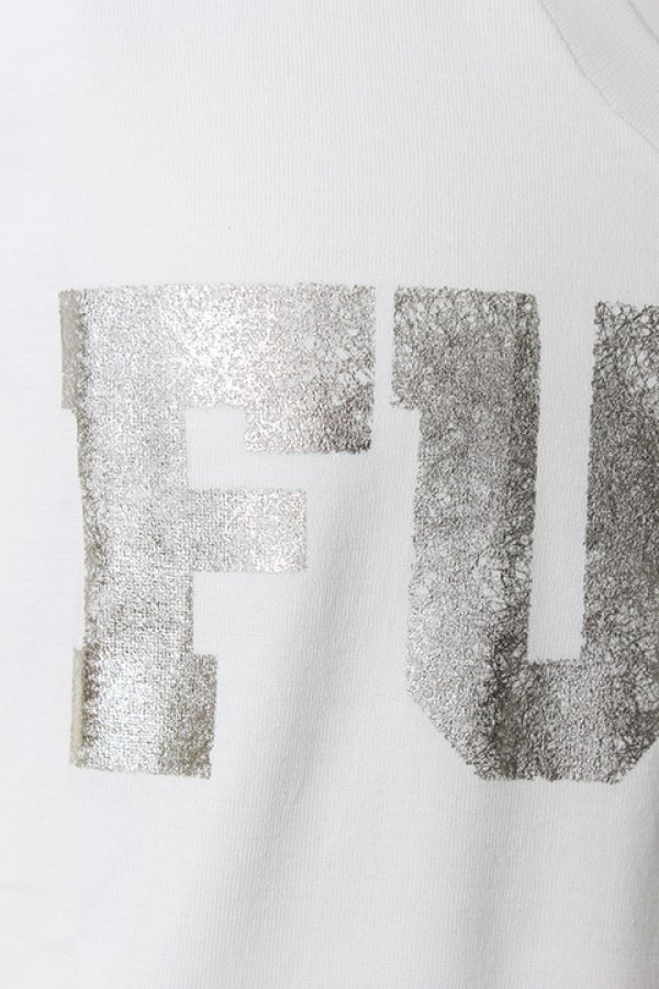 画像5: 【 30%OFF セール46,200円→32,340円】 T' ティー 【THE SECRET COLLABORATION ART series 歴清社×T' “GOLD＆PLATINUM” TEE】Vee Neck Short Sleeve BASIC（K621）{-AHS} (5)