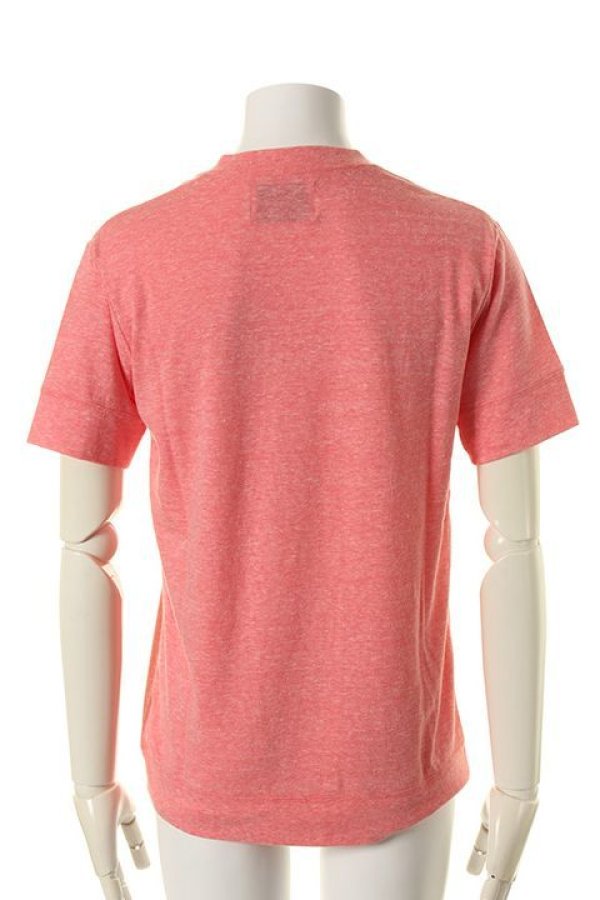 画像2: 【 30%OFF セール13,750円→9,625円】 T' ティー RELAX "BREND 3MIX YARN" BALL&BIO WASH series Vee Neck Short Sleeve BASIC{-AGS} (2)