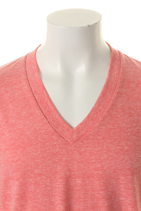 画像4: 【 30%OFF セール13,750円→9,625円】 T' ティー RELAX "BREND 3MIX YARN" BALL&BIO WASH series Vee Neck Short Sleeve BASIC{-AGS} (4)