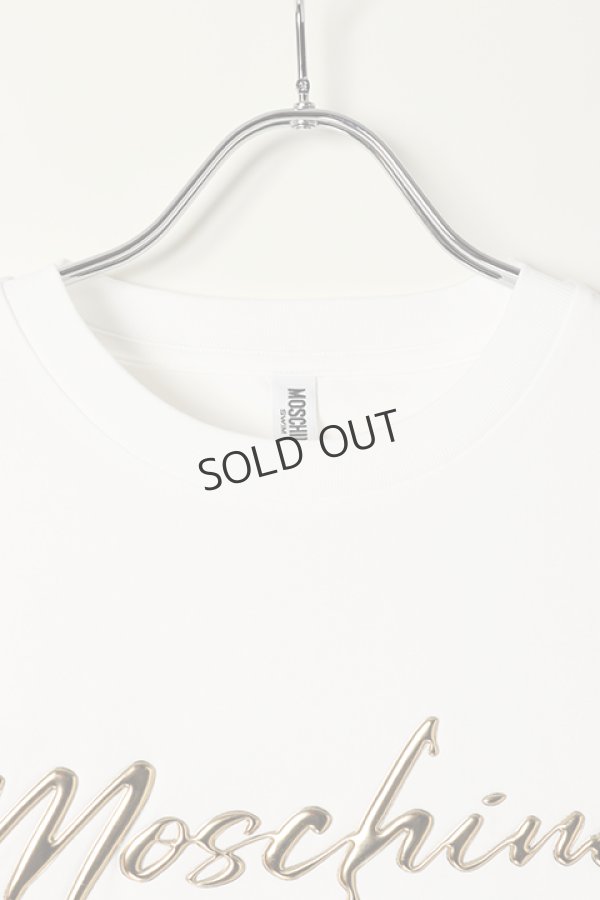 画像2: {SOLD}MOSCHINO モスキーノ SWIM GOLDLOGO T-SHIRTS{-BAS} (2)