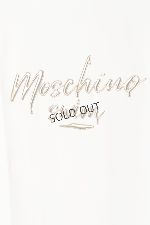 画像3: {SOLD}MOSCHINO モスキーノ SWIM GOLDLOGO T-SHIRTS{-BAS} (3)