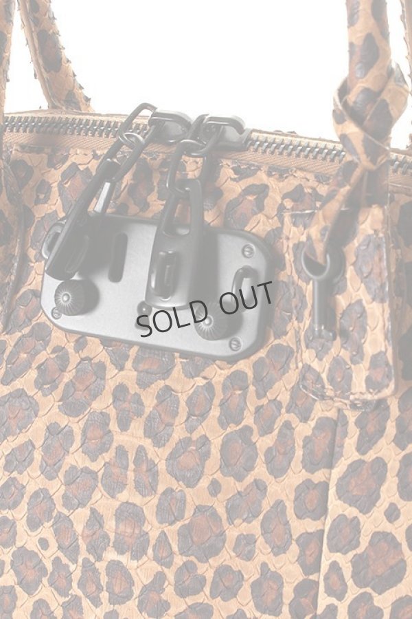 画像3: {SOLD}VBH ブイビーエイチ レオパード柄パイソンバッグ{-AES} (3)