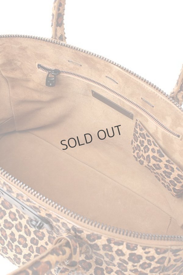 画像4: {SOLD}VBH ブイビーエイチ レオパード柄パイソンバッグ{-AES} (4)