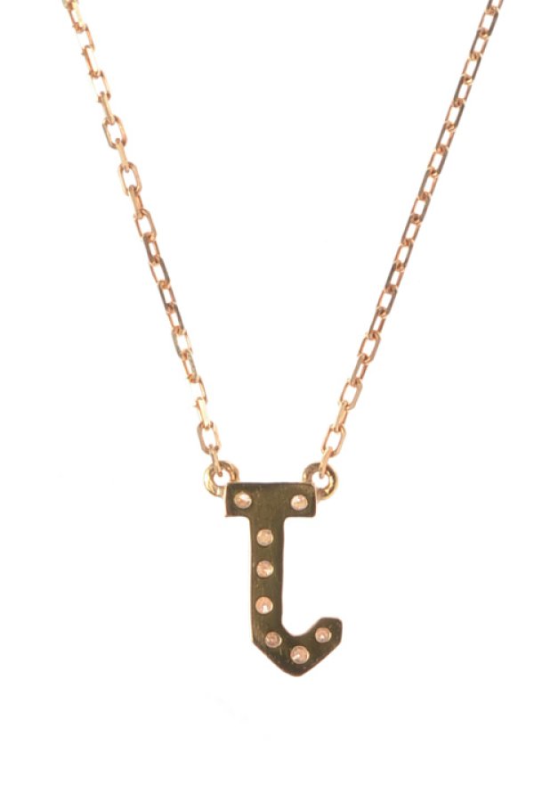 画像4: 【 30%OFF セール77,000円→53,900円】 VIVIAN COUTURE ヴィヴィアンクチュール パヴェイニシャルネックレス J{VC0229010100-} (4)