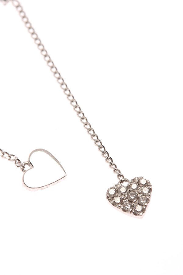 画像3: 【 30%OFF セール104,500円→73,150円】 VIVIAN COUTURE ヴィヴィアンクチュール ハートパヴェチェーンピアス{VC0340100400-} (3)