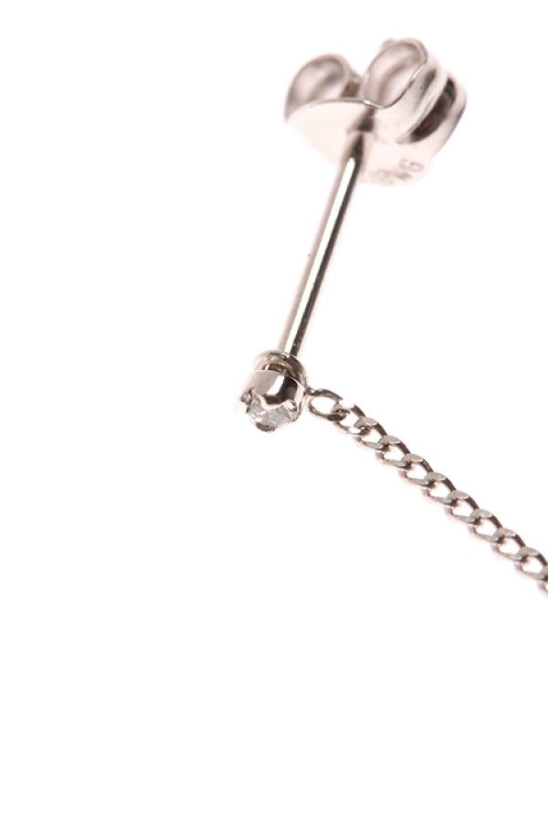 画像4: 【 30%OFF セール104,500円→73,150円】 VIVIAN COUTURE ヴィヴィアンクチュール ハートパヴェチェーンピアス{VC0340100400-} (4)