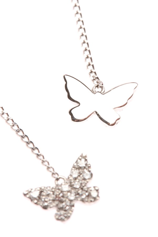 画像3: 【 30%OFF セール121,000円→84,700円】 VIVIAN COUTURE ヴィヴィアンクチュール バタフライパヴェチェーンピアス{VC0344100400-} (3)