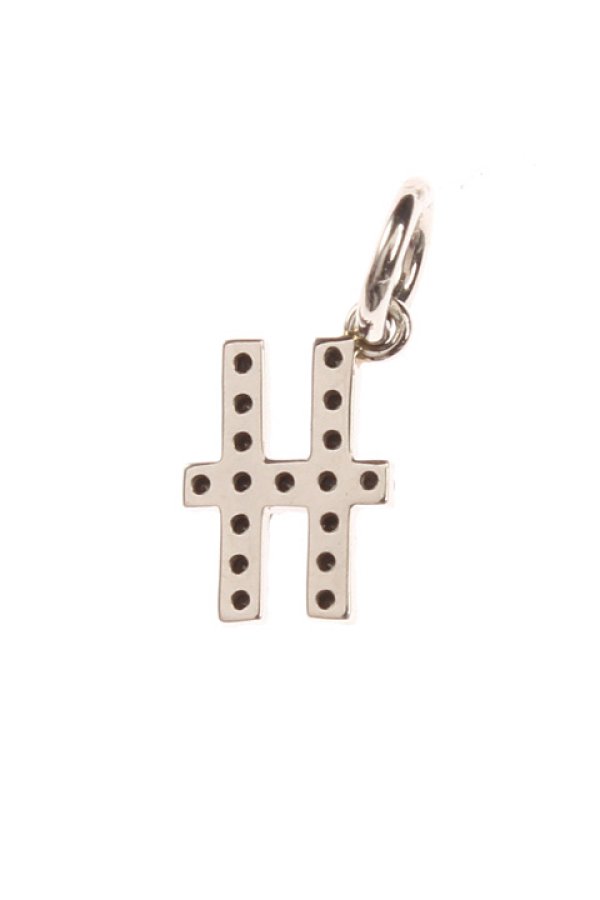 画像2: 【 30%OFF セール50,600円→35,420円】 VIVIAN COUTURE ヴィヴィアンクチュール イニシャル(H)チャーム{HO0071010700-ABA} (2)