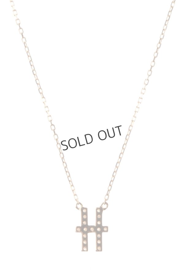 画像4: {SOLD}VIVIAN COUTURE ヴィヴィアンクチュール イニシャルネックレス（H）{VC0048010100-ACA} (4)