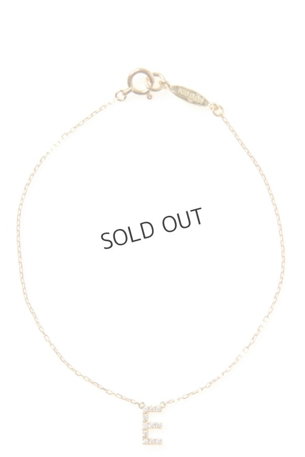 画像1: {SOLD}VIVIAN COUTURE ヴィヴィアンクチュール イニシャルブレスレット（E）{VC0074010500-ACA} (1)