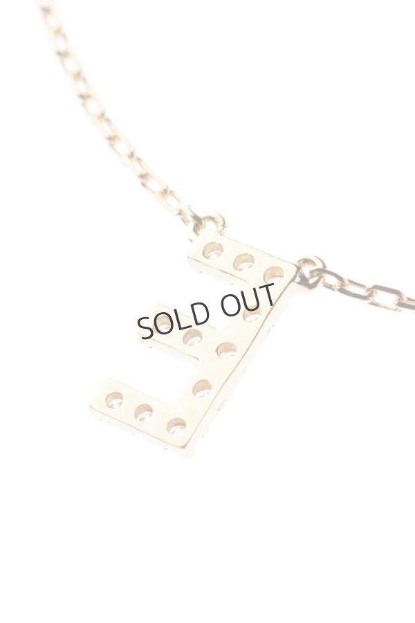 画像4: {SOLD}VIVIAN COUTURE ヴィヴィアンクチュール イニシャルブレスレット（E）{VC0074010500-ACA} (4)