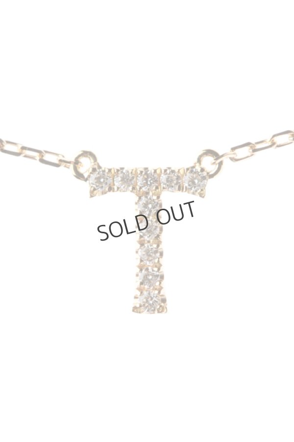 画像2: {SOLD}VIVIAN COUTURE ヴィヴィアンクチュール イニシャルブレスレット（T）{VC0215010500-ACA} (2)