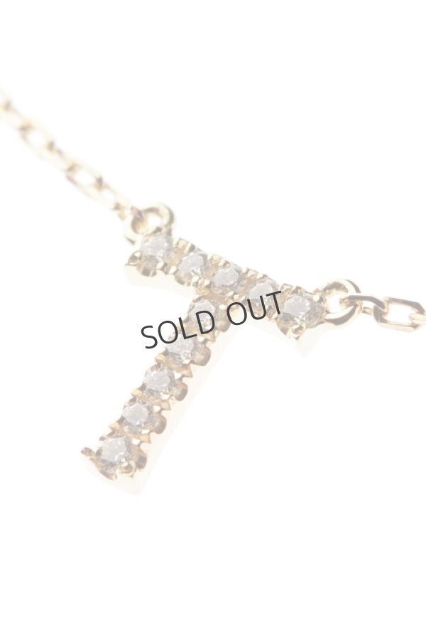 画像3: {SOLD}VIVIAN COUTURE ヴィヴィアンクチュール イニシャルブレスレット（T）{VC0215010500-ACA} (3)