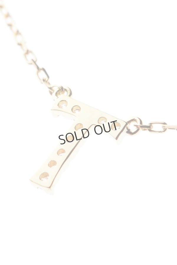 画像4: {SOLD}VIVIAN COUTURE ヴィヴィアンクチュール イニシャルブレスレット（T）{VC0215010500-ACA} (4)