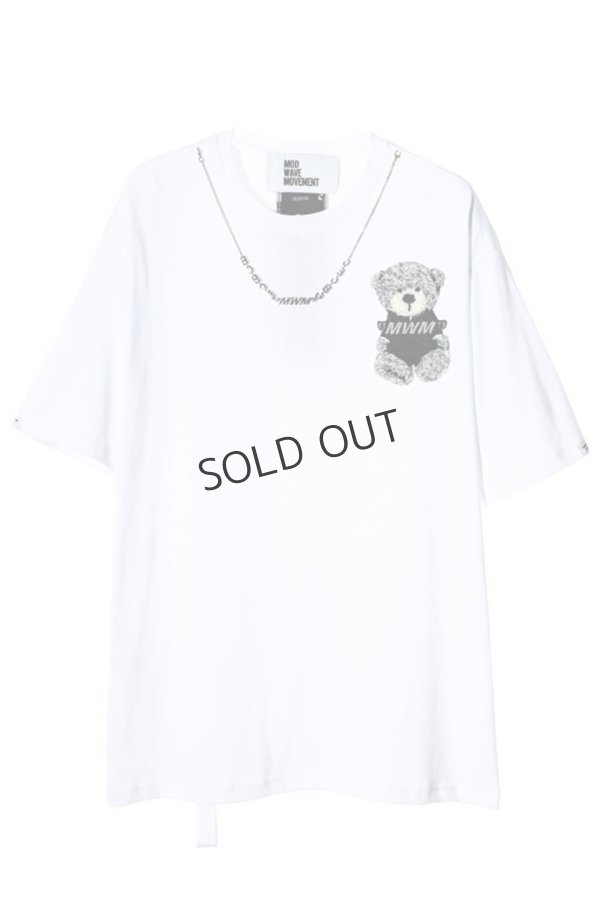 画像1: {SOLD}MOD WAVE MOVEMENT モッドウェイブムーブメント TEDDY T-SHIRT{-BES} (1)
