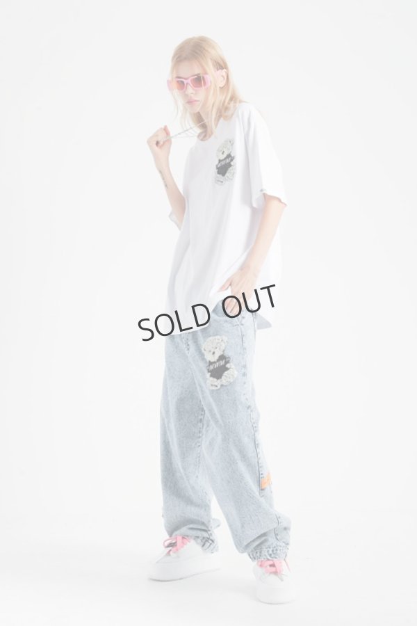 画像4: {SOLD}MOD WAVE MOVEMENT モッドウェイブムーブメント TEDDY T-SHIRT{-BES}{E-} (4)