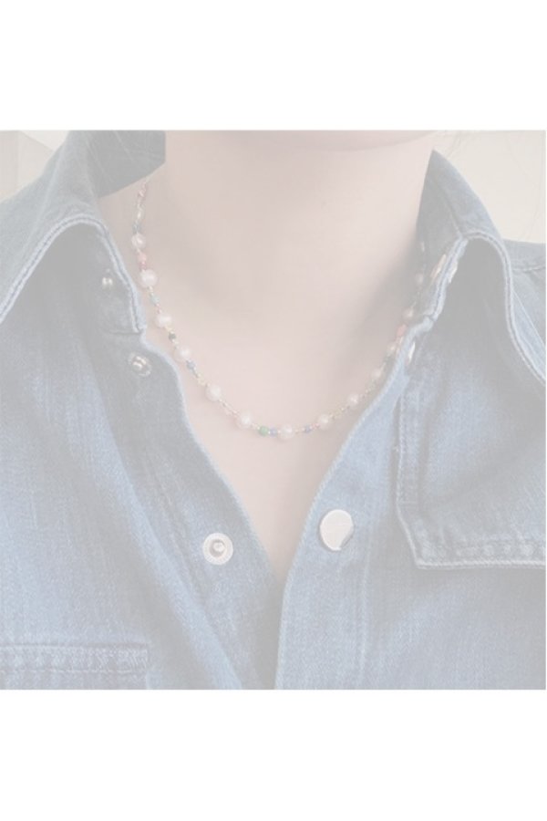 画像3:   VINTAGE HOLLYWOOD ビンテージハリウッド PEARL AND CRYSTAL BEADS NECKLACE{-BCA} (3)
