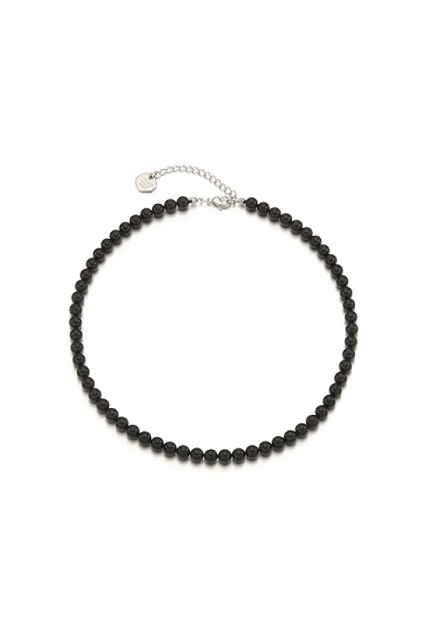 画像1: VINTAGE HOLLYWOOD ビンテージハリウッド Black Pearl Necklace{-BCA} (1)