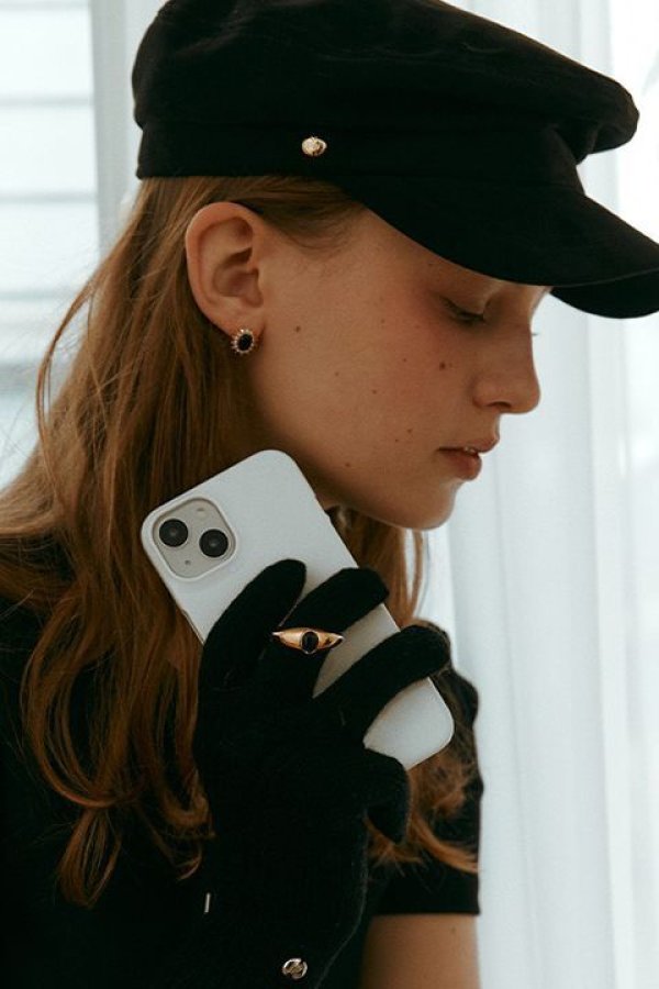 画像3: 【 30%OFF セール13,200円→9,240円】 VINTAGE HOLLYWOOD ビンテージハリウッド Cabochon Ring Phone Grip{-BCA} (3)
