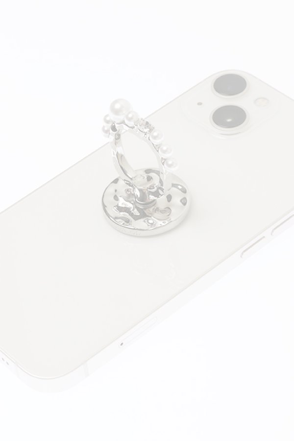 画像4:   VINTAGE HOLLYWOOD ビンテージハリウッド Pearl wave Ring Phone Grip{-BCA} (4)
