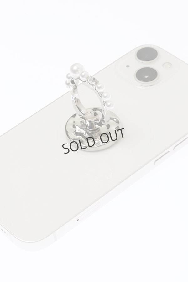 画像4: {SOLD}VINTAGE HOLLYWOOD ビンテージハリウッド Pearl wave Ring Phone Grip{-BCA} (4)