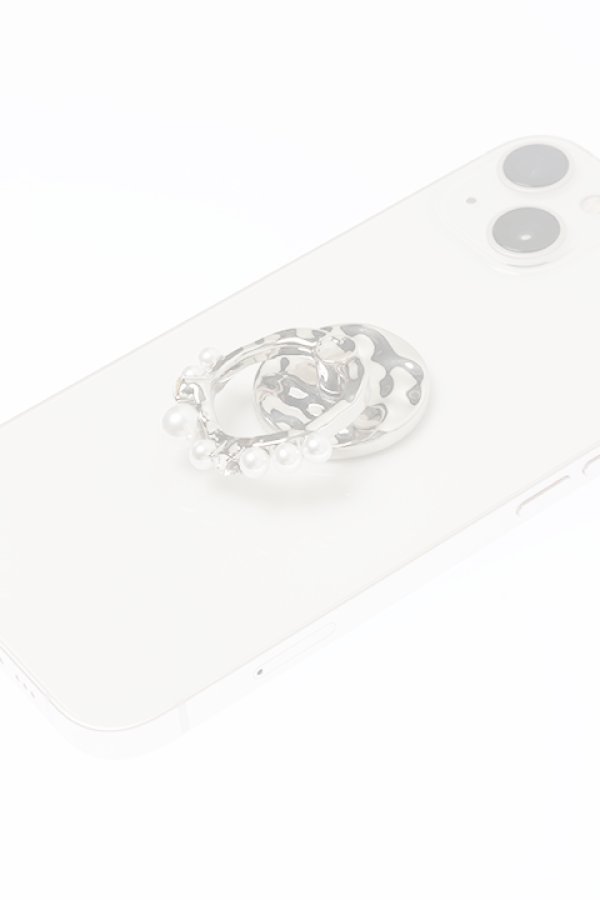 画像5:   VINTAGE HOLLYWOOD ビンテージハリウッド Pearl wave Ring Phone Grip{-BCA} (5)