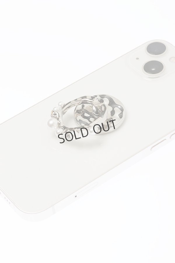 画像5: {SOLD}VINTAGE HOLLYWOOD ビンテージハリウッド Pearl wave Ring Phone Grip{-BCA} (5)