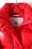 画像3: {SOLD}VALENTINO×MONCLER ヴァレンティノ×モンクレール モンクレール Vロゴ ラッカーナイロン ダウンジャケット（レディース）{SB3CN01B4AB-IU7-AIA} (3)