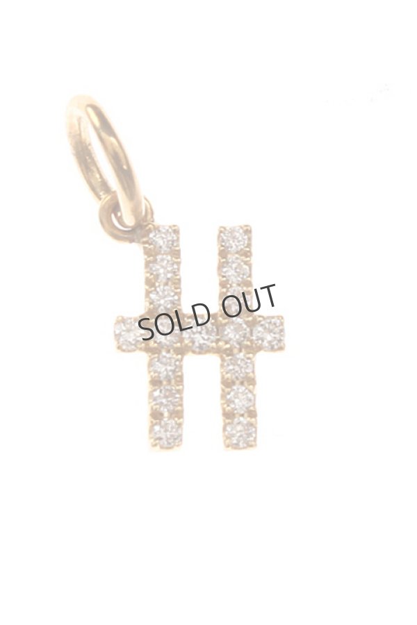 画像1: {SOLD}VIVIAN COUTURE ヴィヴィアンクチュール イニシャル（H）チャーム{HO0087010700-ABS} (1)