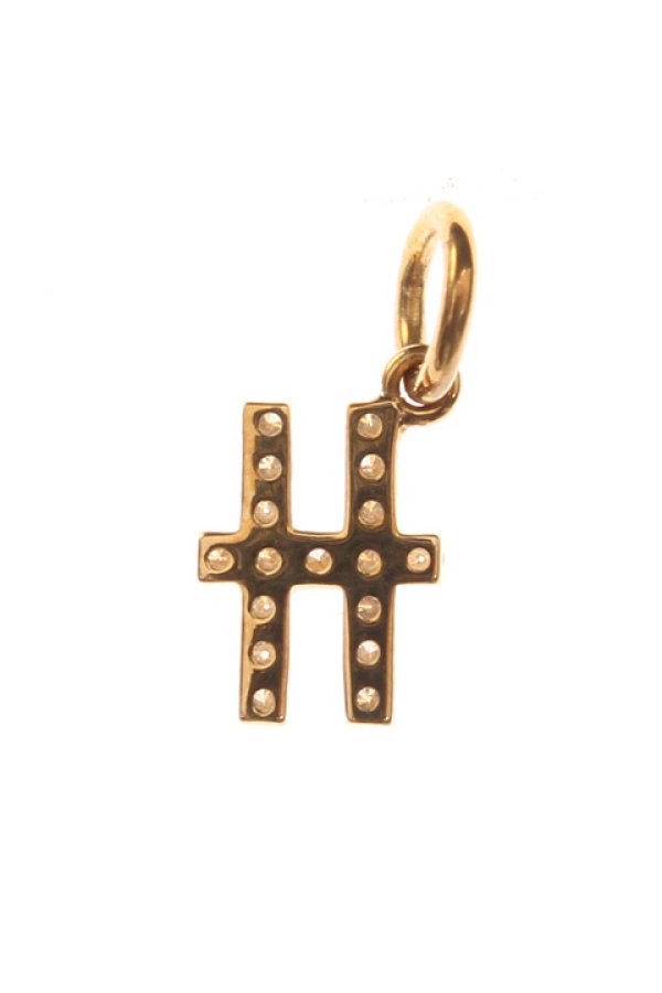 画像2: 【 30%OFF セール44,000円→30,800円】 VIVIAN COUTURE ヴィヴィアンクチュール イニシャル(H)チャーム{HO0087010700-ABS} (2)