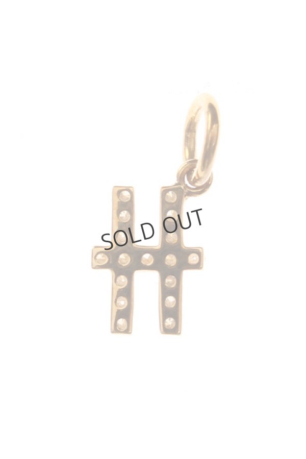 画像2: {SOLD}VIVIAN COUTURE ヴィヴィアンクチュール イニシャル（H）チャーム{HO0087010700-ABS} (2)