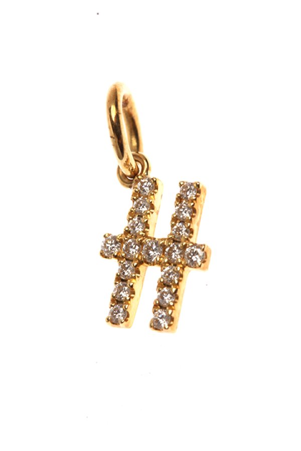 画像3: 【 30%OFF セール44,000円→30,800円】 VIVIAN COUTURE ヴィヴィアンクチュール イニシャル(H)チャーム{HO0087010700-ABS} (3)