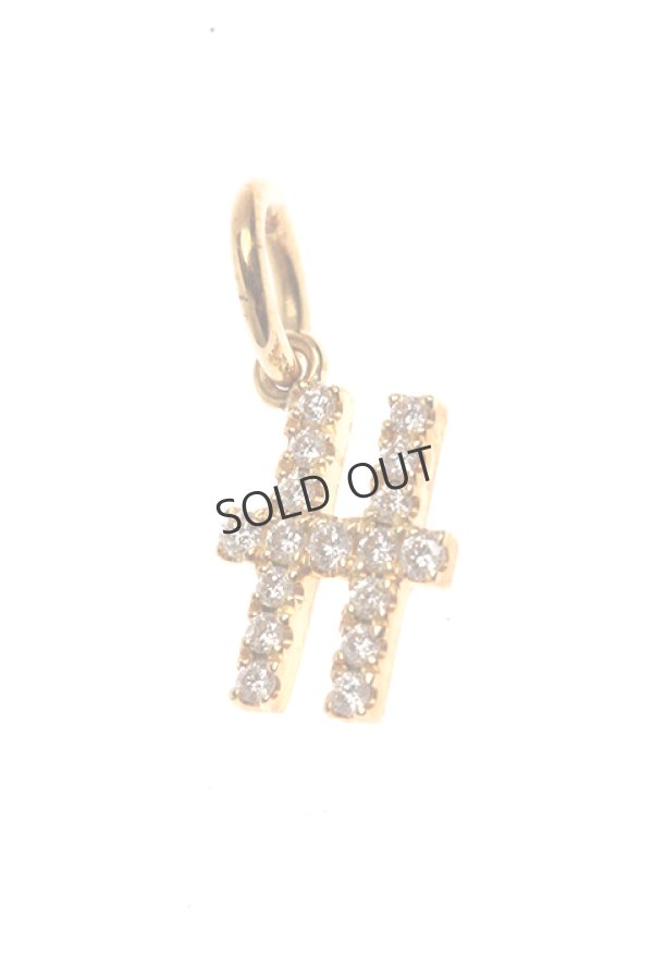 画像3: {SOLD}VIVIAN COUTURE ヴィヴィアンクチュール イニシャル（H）チャーム{HO0087010700-ABS} (3)