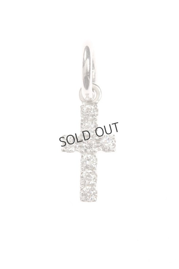 画像1: {SOLD}VIVIAN COUTURE ヴィヴィアンクチュール クロスパヴェチャーム{HO0095010700WG-ABS} (1)