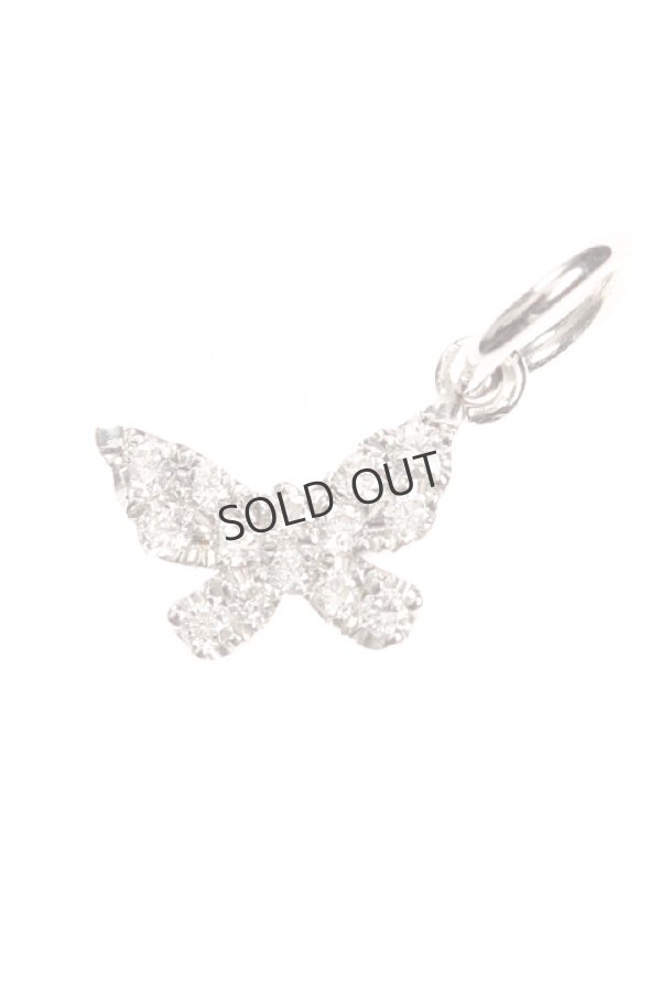 画像1: {SOLD}VIVIAN COUTURE ヴィヴィアンクチュール バタフライパヴェチャーム{HO0096010700WG-ABS} (1)