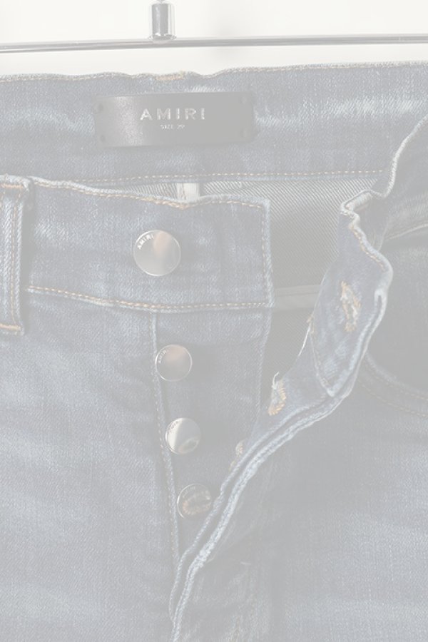 画像3:   AMIRI　アミリ Qullted Leather Jean Animation {-BJA}  :W0M01750SD-IND  (3)