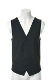 画像1: {SOLD}KRIS VAN ASSCHE クリスヴァンアッシュ WAISTCOAT W/ KNITTED BACK{112WA640-4128-999-} (1)