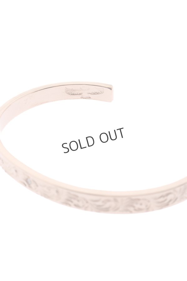 画像3: {SOLD}Taro Washimi タロウ ワシミ 鷲見太郎 K18PG M arabesque design bangle / diamond{-BJA} (3)