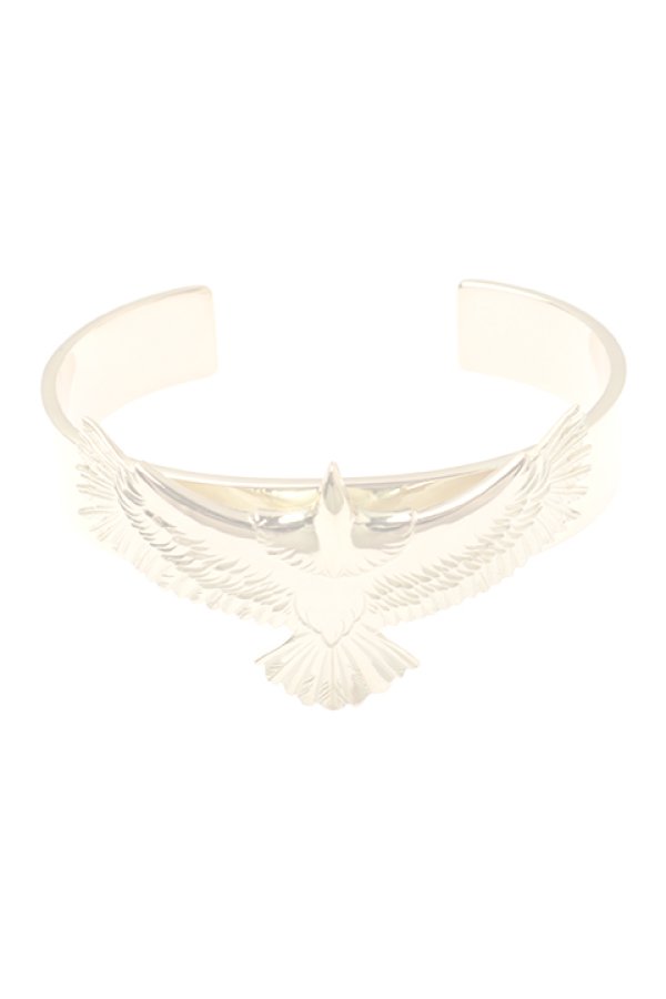 画像2:  {SOLD} Taro Washimi タロウ ワシミ 鷲見太郎 M K18 plain bangle 12mm/eagle {-BJA}  :WT-202010-03-F  (2)