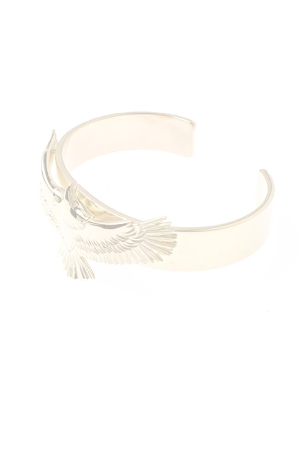 画像4:  {SOLD} Taro Washimi タロウ ワシミ 鷲見太郎 M K18 plain bangle 12mm/eagle {-BJA}  :WT-202010-03-F  (4)