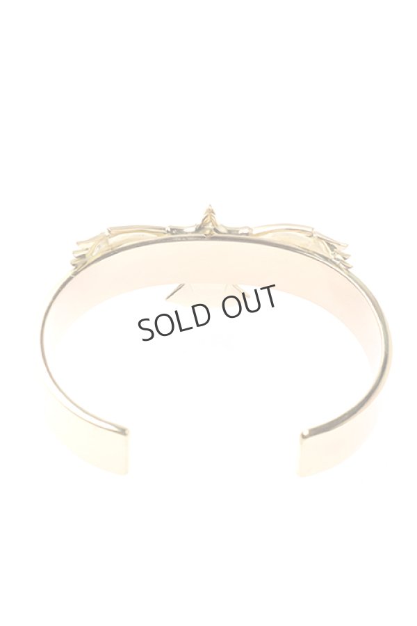 画像5: {SOLD}Taro Washimi タロウ ワシミ 鷲見太郎 M K18 plain bangle 12mm/eagle{-BJA} (5)