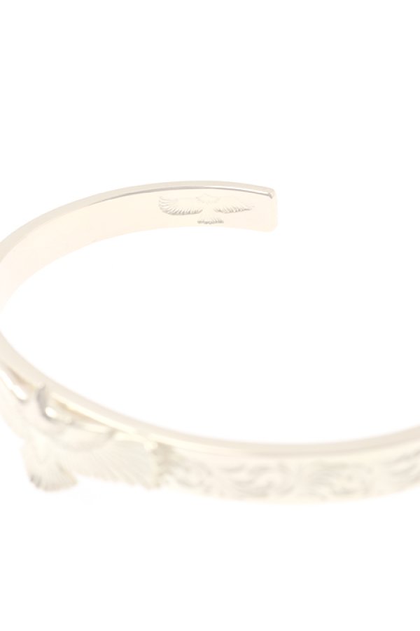 画像3:  {SOLD} Taro Washimi タロウ ワシミ 鷲見太郎 K18 M arabesque design 5mm bangle/eagle {-BJA}  :WT-202010-04-F  (3)