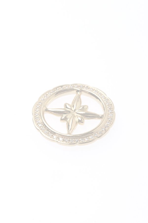 画像4:  {SOLD} Taro Washimi タロウ ワシミ 鷲見太郎 K18 star designed reversible wheel / Diamond Paved  {-BJA}  :WT-202010-07-F  (4)