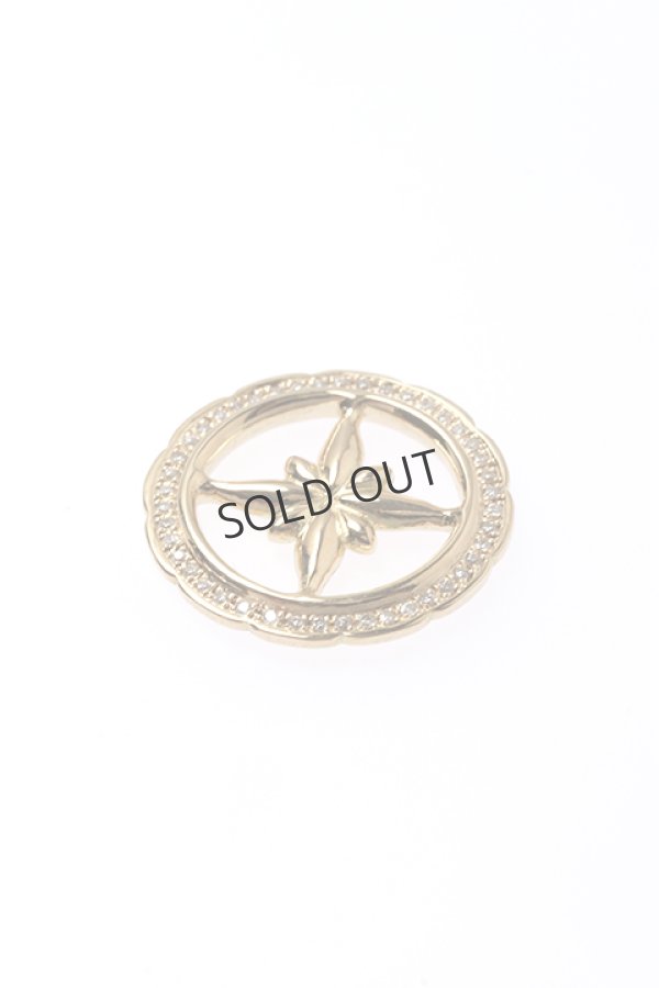 画像4: {SOLD}Taro Washimi タロウ ワシミ 鷲見太郎 K18 star designed reversible wheel / Diamond Paved {-BJA} (4)