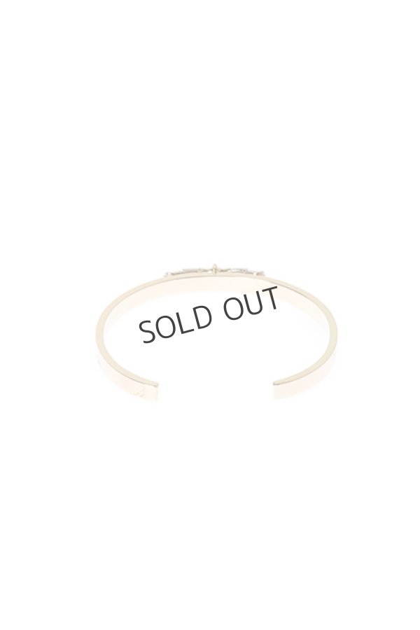 画像5: {SOLD}Taro Washimi タロウ ワシミ 鷲見太郎 K18 M arabesque design 5mm bangle/eagle/diamond{-BJA} (5)