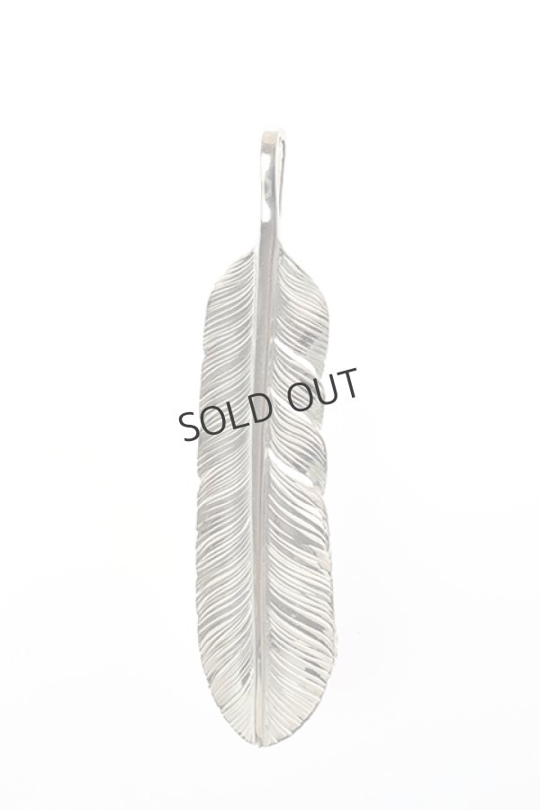 画像4: {SOLD}Taro Washimi タロウ ワシミ 鷲見太郎 L old feather/pink tourmaline/pendant{-BJA} (4)