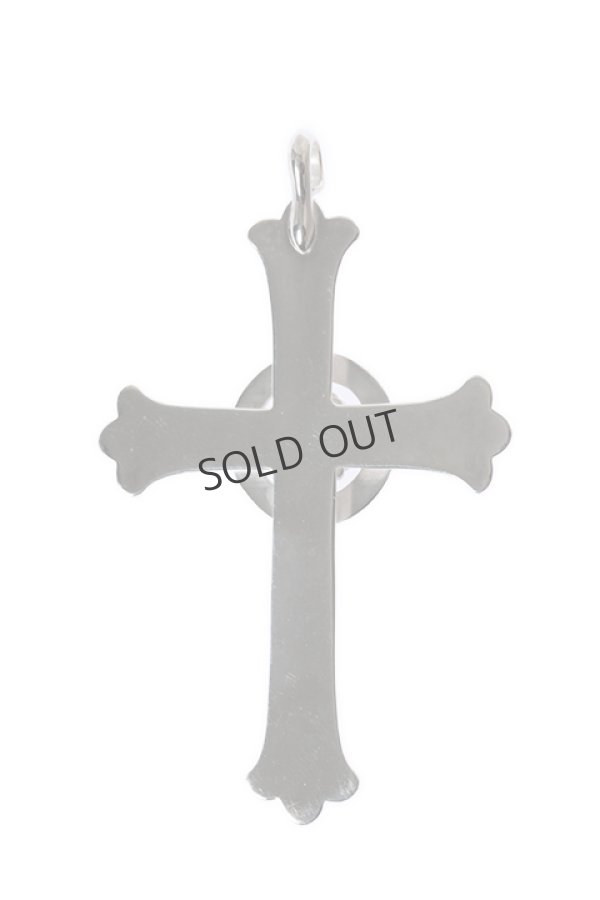 画像4: {SOLD}Taro Washimi タロウ ワシミ 鷲見太郎 cross pendant / 唐草 medicine wheel / pink tourmaline {-BJA} (4)