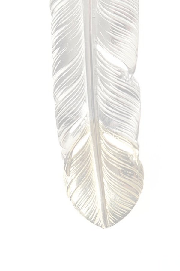画像3:  {SOLD} Taro Washimi タロウ ワシミ 鷲見太郎 M feather K18 top01 / concho / pendant {-BJA}  :WT-202011-10-F  (3)