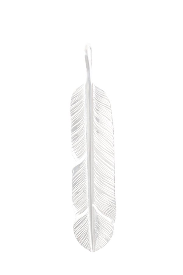 画像4:  {SOLD} Taro Washimi タロウ ワシミ 鷲見太郎 M feather02 / K18 concho pendant {-BJA}  :WT-202011-12-F  (4)